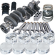 Eagle Chevy 502 1Pc 4.250in Crank 6.385in H-Beam -20cc 4.530in Pistons Rotating Assembly - Burkken Auto Parts