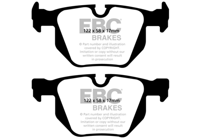 EBC 13+ BMW X1 3.0 Turbo (35i) Redstuff Rear Brake Pads - Burkken Auto Parts