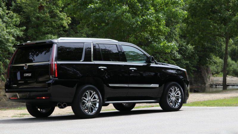 Corsa 2015-2020 GMC Yukon Denali 6.2L V8 Single Side Exit Cat-Back Exhaust w/ Polished Tips - Burkken Auto Parts