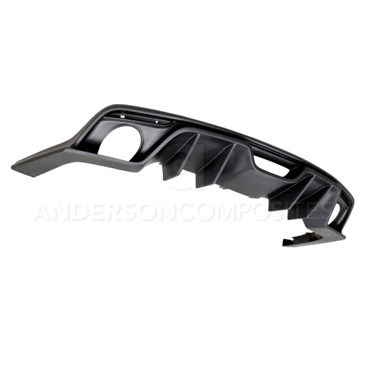 Anderson Composites 15-16 Ford Mustang Type-AR Fiberglass Rear Diffuser - Burkken Auto Parts