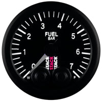 Autometer Stack 52mm 0-7 Bar M10 Male Pro-Control Fuel Pressure Gauge - Black - Burkken Auto Parts