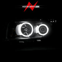 ANZO 2008-2010 Scion Xb Projector Headlights w/ Halo Black - Burkken Auto Parts