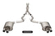 Corsa 2015-2020 Ford Mustang GT350/R 5.2L V8 Dual Rear Cat-Back- Stainless Dual Rear Exit - Burkken Auto Parts
