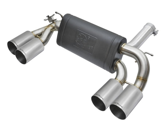 aFe MACHForce XP 3in - 2 1/2in Axle Back 304SS Exhaust w/ Polished Tips 16-17 BMW M2 (f87) - Burkken Auto Parts