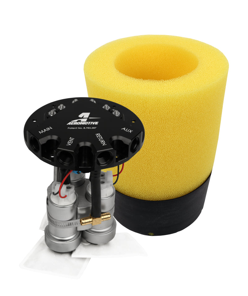 Aeromotive Fuel Pump - Phantom Trifekta Universal In-Tank - 450lph - 6-10in Depth - Burkken Auto Parts