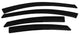 AVS 11-16 Hyundai Elantra (Excl. GT) Ventvisor Outside Mount Window Deflectors 4pc - Smoke - Burkken Auto Parts