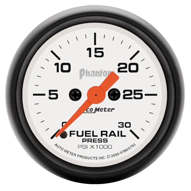 AutoMeter Gauge Rail Press (Ram 6.7L) 2-1/16in. 30Kpsi Digital Stepper Motor Phantom - Burkken Auto Parts