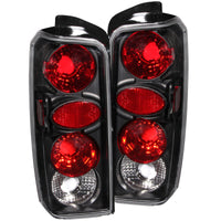 ANZO 1997-2001 Jeep Cherokee Taillights Black - Burkken Auto Parts