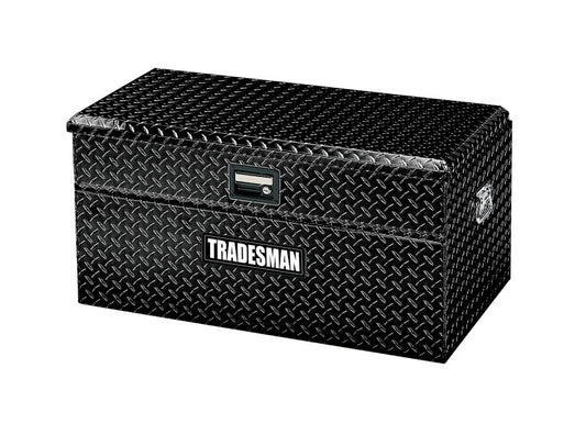 Tradesman Aluminum Flush Mount Truck Tool Box (36in.) - Black - Burkken Auto Parts