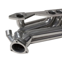 BBK 96-98 GM Truck SUV 5.0 5.7 Shorty Tuned Length Exhaust Headers - 1-5/8 Silver Ceramic - Burkken Auto Parts
