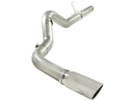 aFe MACHForce XP 5in DPF-Back 409SS Exhaust Dodge Diesel Trucks 07.5-12 L6-6.7L (td) Polished Tip - Burkken Auto Parts