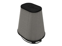 aFe Magnum FLOW Universal Pro DRY S Air Filter (7.5x5.5)in F (9.25x7.25)in B x (6x4)in T x 9in H - Burkken Auto Parts