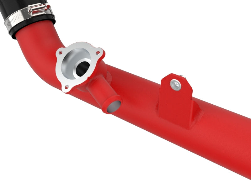 aFe 20-23 Ford Explorer ST V6 3.0L (tt) BladeRunner Aluminum Hot and Cold Charge Pipe Kit - Red - Burkken Auto Parts