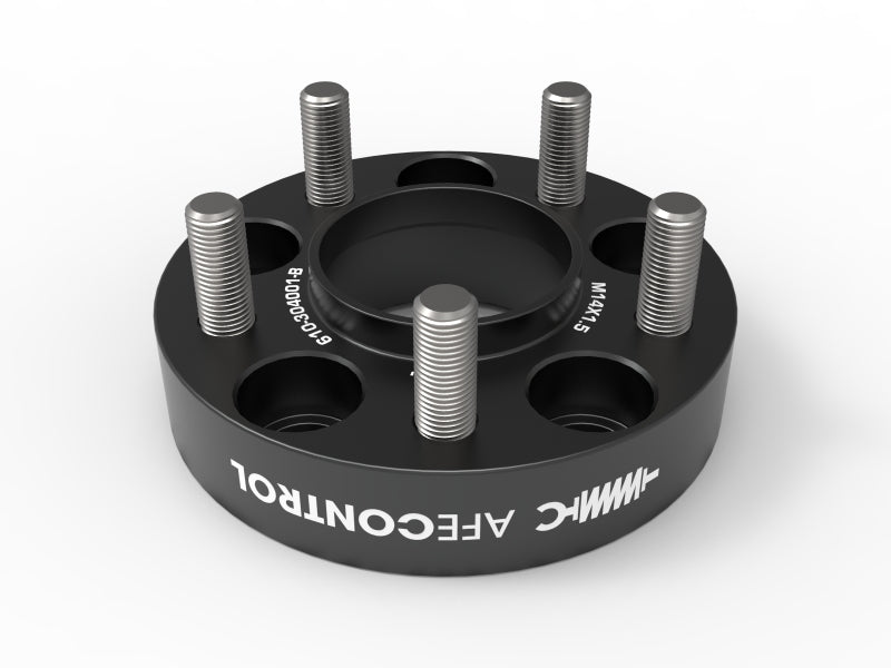 aFe CONTROL Billet Aluminum Wheel Spacers 5x114.3 CB70.5 1.25in - 15-24 Ford Mustang/20-23 Explorer - Burkken Auto Parts