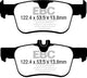 EBC 17-21 Honda Civic Hatchback Greenstuff Rear Brake Pads - Burkken Auto Parts
