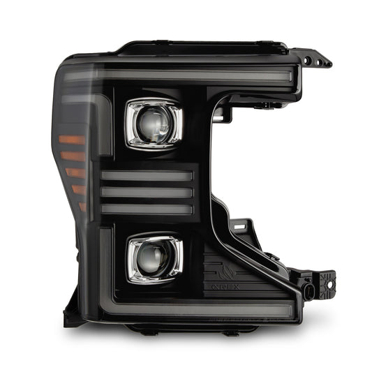 AlphaRex 20-22 Ford F150 Pro-Series Projector Headlights Black w/ Activation Light / Seq. Sig. / DRL - Burkken Auto Parts