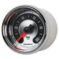 Autometer American Muscle 52mm Full Sweep Electric 0-100 PSI Oil Pressure Gauge - Burkken Auto Parts