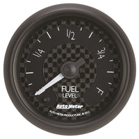 Autometer GT Series 52mm Full Sweep Electronic 0-280 ohm Fuel Level Programmable Empty-Full Range - Burkken Auto Parts