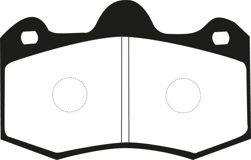 EBC 10+ Lotus Evora 3.5 Redstuff Front Brake Pads - Burkken Auto Parts
