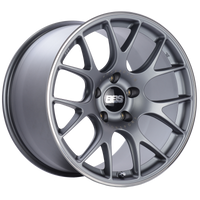 BBS CH-R 19x12 5x130 ET45 CB71.6 Satin Titanium Polished Rim Protector Wheel - Burkken Auto Parts