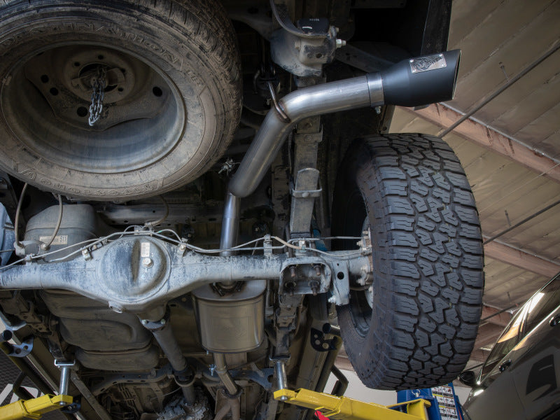 aFe 16-22 Toyota Tacoma Apollo GT Series 2.5in. - 3in. 409 SS Cat-Back Exhaust System w/ Black Tip - Burkken Auto Parts