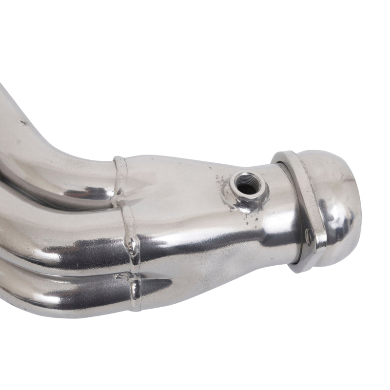 BBK 10-15 Camaro LS3 L99 Long Tube Exhaust Headers With Converters - 1-3/4 Silver Ceramic - Burkken Auto Parts