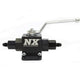 Nitrous Express Lightweight Billet In-Line Valve 1.5in I.D (4AN Fitting) - Burkken Auto Parts