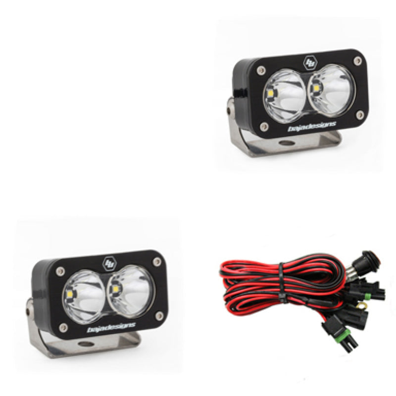 Baja Designs S2 Pro Series LED Light Pods Spot Pattern - Pair - Burkken Auto Parts