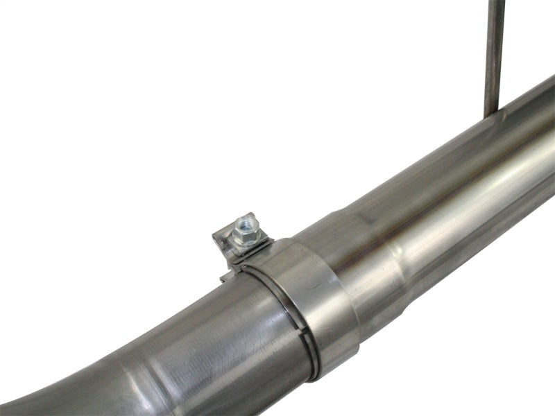 aFe MACHForce XP Exhausts Cat-Back SS-409 EXH CB Toyota Tundra 10-11 V8-5.7L 145.7 WB (blk tip) - Burkken Auto Parts