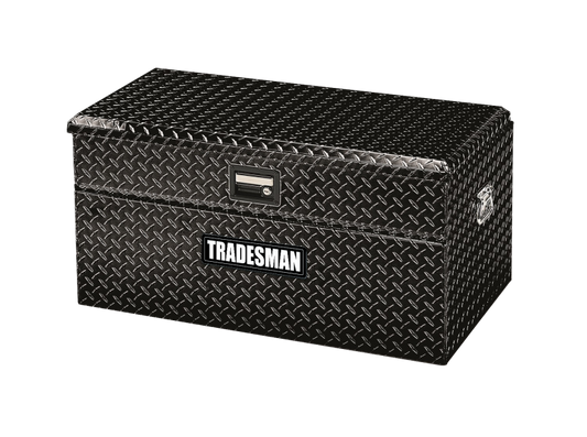 Tradesman Aluminum Flush Mount Truck Tool Box (40in.) - Black - Burkken Auto Parts