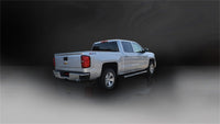 Corsa 14-19 GMC Sierra/Chevy Silv 1500 Crew Cab/Short Bed 5.3L V8 Black Sport Single Side CB Exhaust - Burkken Auto Parts