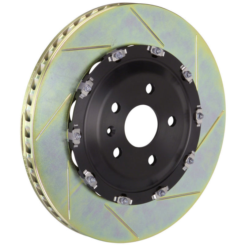 Brembo 06-08 RS4 Front 2-Piece Discs 380x34 2pc Rotor Slotted Type-1 - Burkken Auto Parts
