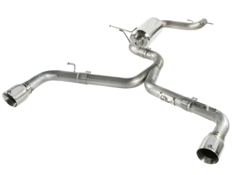 aFe MACHForce XP Exhaust 304SS Cat-Back w/ Polished Tips 12-13 VW Beetle L4 2.0L (t) - Burkken Auto Parts