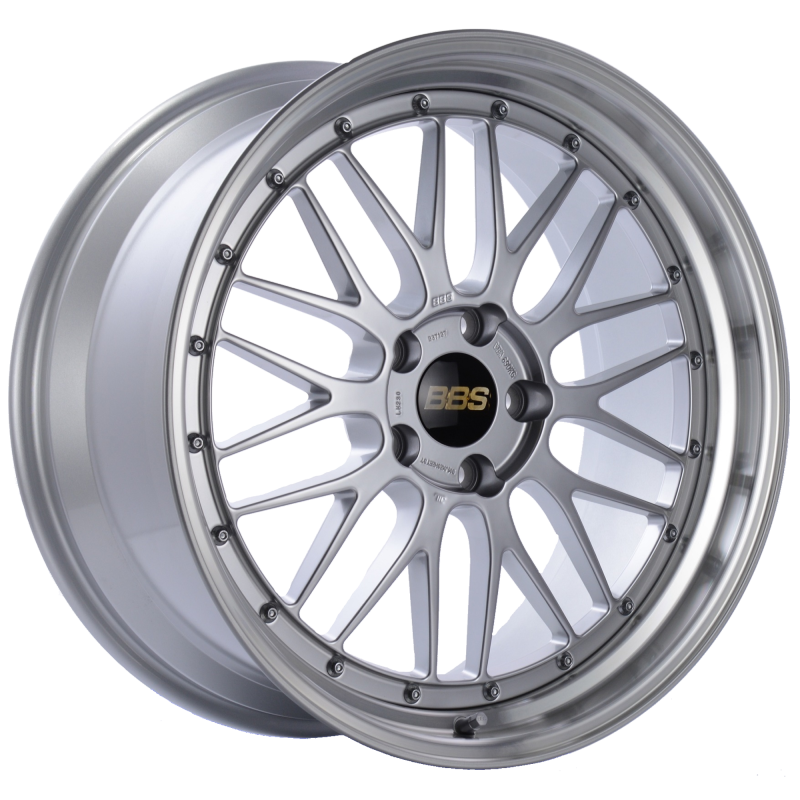 BBS LM 20x9.5 5x120 ET37 Diamond Silver Center Diamond Cut Lip Wheel -82mm PFS/Clip Required - Burkken Auto Parts