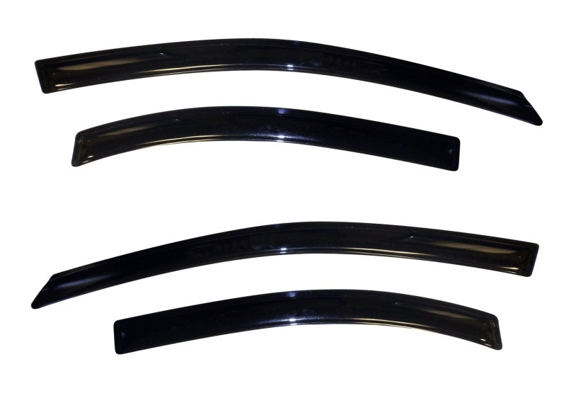AVS 12-18 Chevy Sonic Ventvisor Outside Mount Window Deflectors 4pc - Smoke - Burkken Auto Parts