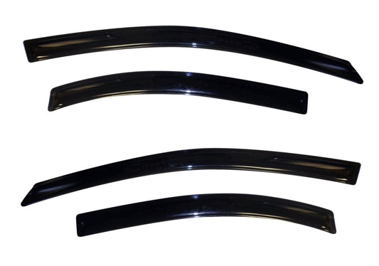 AVS 12-18 Chevy Sonic Ventvisor Outside Mount Window Deflectors 4pc - Smoke - Burkken Auto Parts