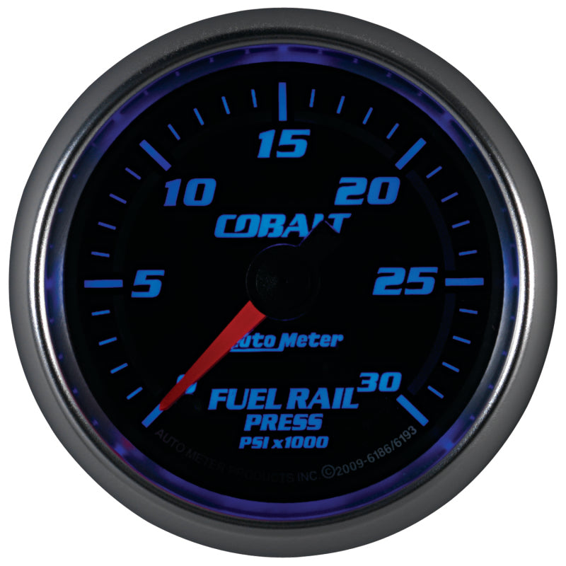 Autometer Cobalt 52mm 0-30,000 PSI F/S Electronic Diesel Fuel Rail Pressure Gauge (Cummins 5.9L) - Burkken Auto Parts