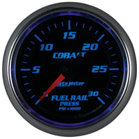 Autometer Cobalt 52mm 0-30,000 PSI F/S Electronic Diesel Fuel Rail Pressure Gauge (Cummins 5.9L) - Burkken Auto Parts