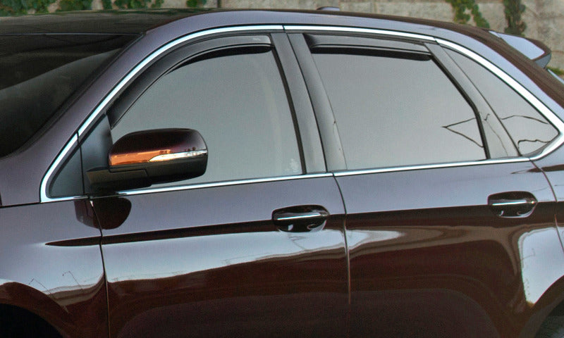 AVS 07-18 Jeep Patriot Ventvisor In-Channel Front & Rear Window Deflectors 4pc - Smoke - Burkken Auto Parts