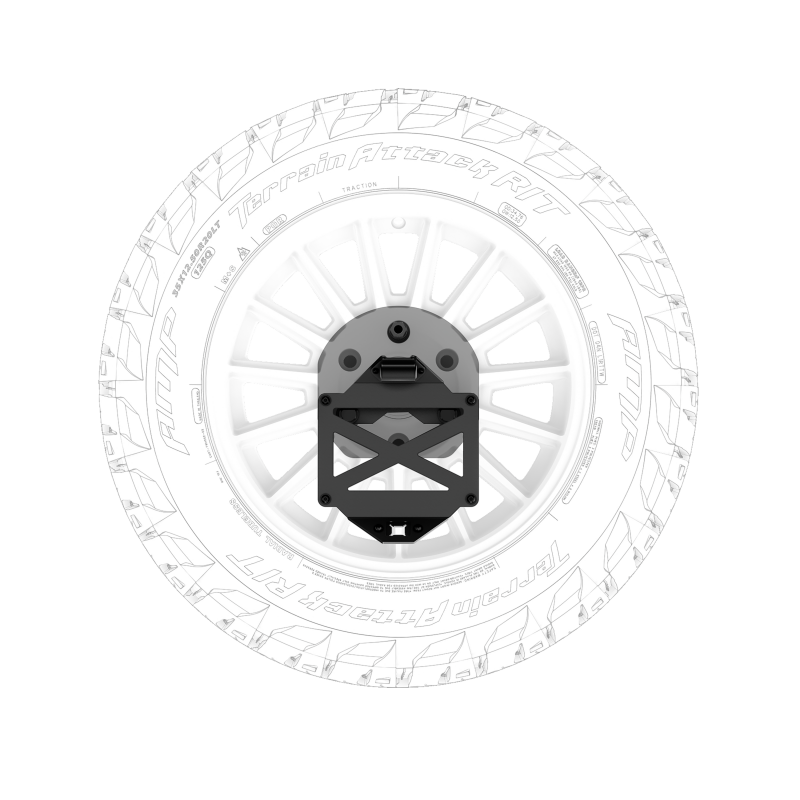 Body Armor 4x4 16-23 Toyota Tacoma/10-24 4Runner Pro Series II Tire Carrier W/ License Plate Holder - Burkken Auto Parts