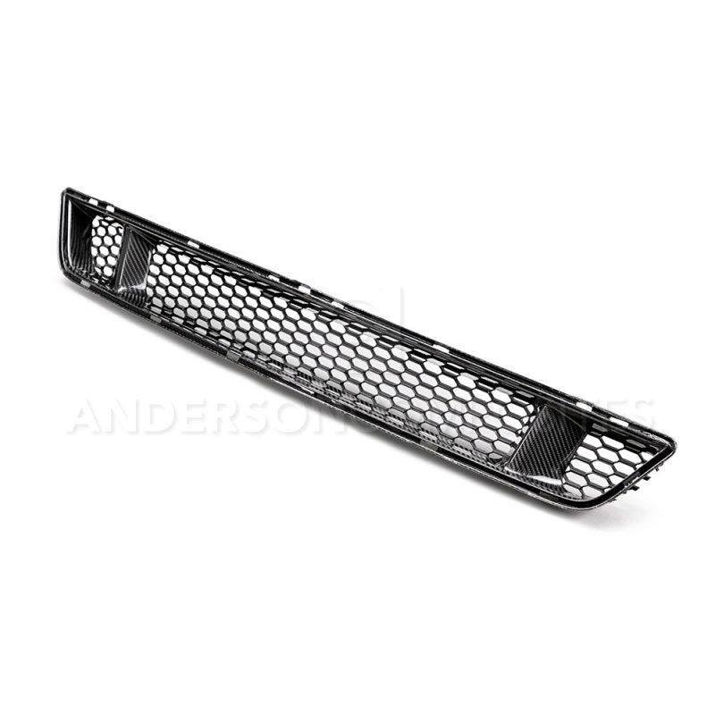 Anderson Composites 15-17 Ford Mustang Front Carbon Fiber Lower Grille - Burkken Auto Parts