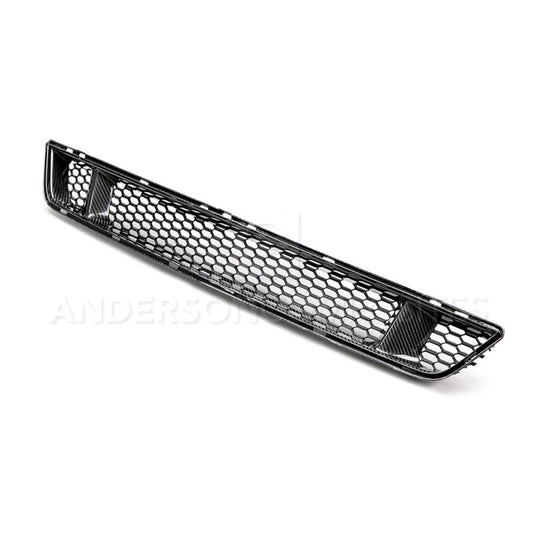 Anderson Composites 15-17 Ford Mustang Front Carbon Fiber Lower Grille - Burkken Auto Parts