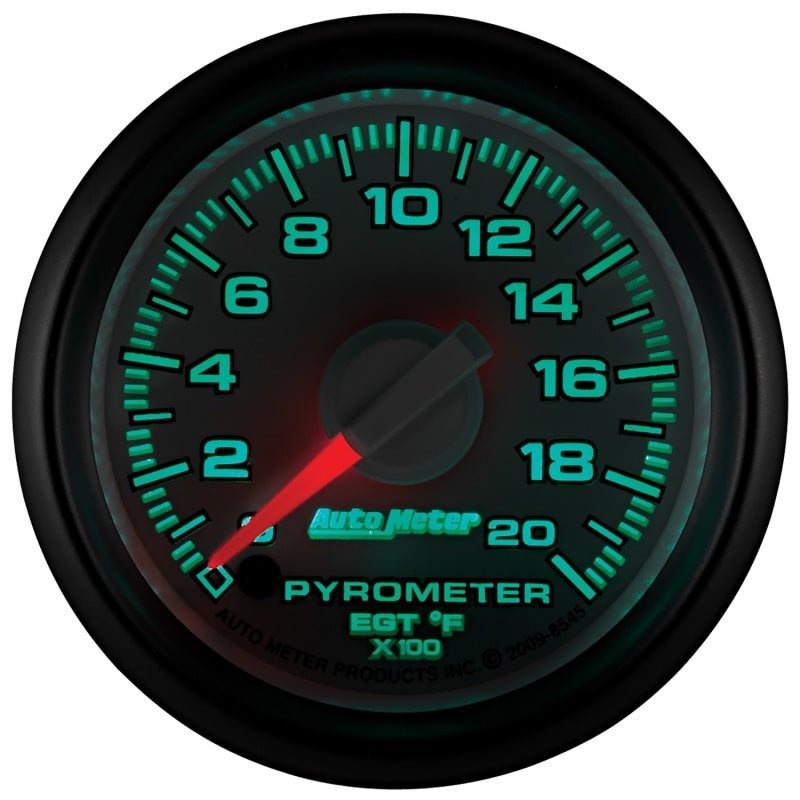 Autometer Factory Match 52.4mm Advanced Digital Stepper Motor 0-2000 Deg F Pyrometer - Burkken Auto Parts