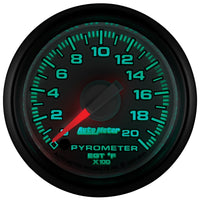 Autometer Factory Match 52.4mm Advanced Digital Stepper Motor 0-2000 Deg F Pyrometer - Burkken Auto Parts