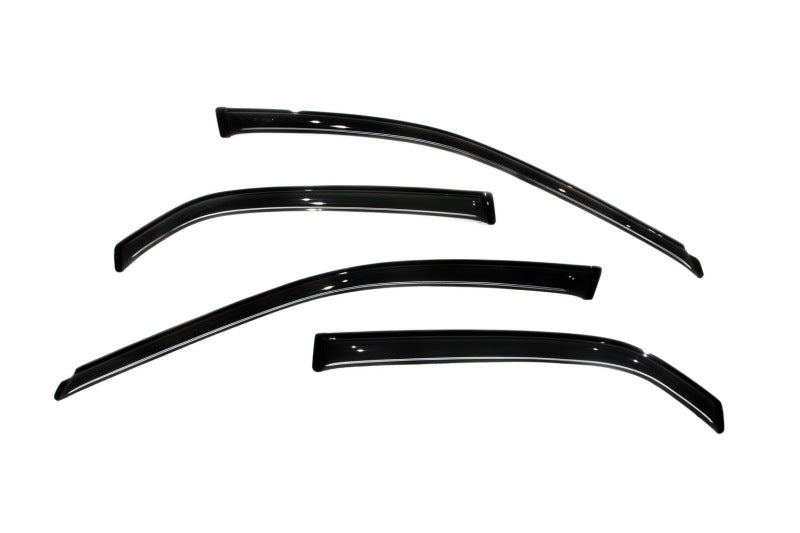AVS 98-02 Honda Accord Ventvisor Outside Mount Window Deflectors 4pc - Smoke - Burkken Auto Parts