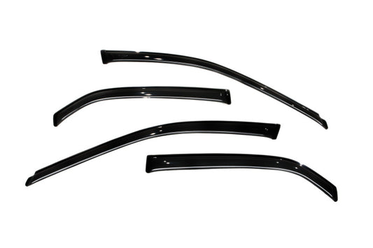 AVS 98-02 Honda Accord Ventvisor Outside Mount Window Deflectors 4pc - Smoke - Burkken Auto Parts