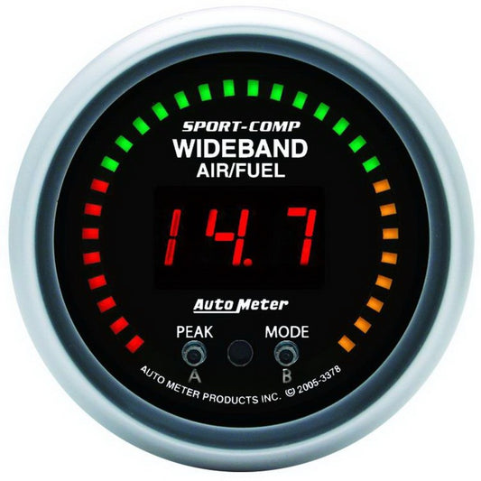 Autometer Sport-Comp 52mm Wideband Air/Fuel Gauge - Burkken Auto Parts