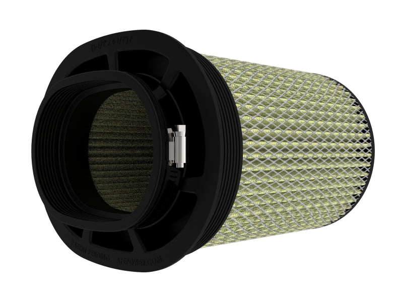 aFe MagnumFLOW Pro GUARD 7 Universal Filter (6.5x4.75)IN F x (9x7)IN B x (9x7)IN T(Inverted) x 9IN H - Burkken Auto Parts