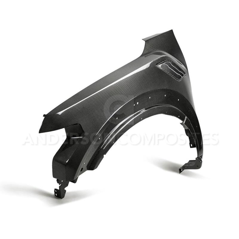 Anderson Composites 17-18 Ford Raptor Type-OE Carbon Fiber Fenders w/ Vents - Burkken Auto Parts