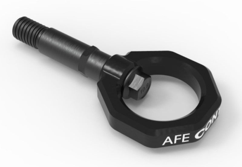 aFe Control Rear Tow Hook Black 20-21 Toyota GR Supra (A90) - Burkken Auto Parts